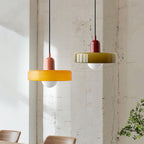 Luna Colored Glass Pendant Light | Adjustable Height, Modern Design