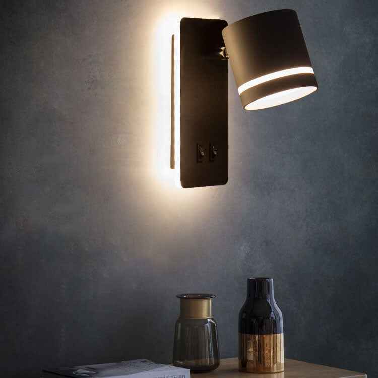 Rotatable LED Wall Sconce Lamp - Nordic Minimalist Square Spotlight