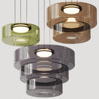 Bela Glass Pendant Lamp | Bauhaus Style, Adjustable Hanging Design