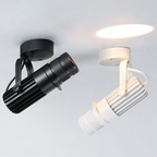 Adjustable LED Ceiling Spotlight Aluminum Brushed Nickel