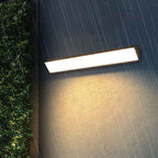 Contemporary Waterproof LED Wall Sconce Lamp for Outdoor Use - Long Bar Design in Aluminum and Acrylic