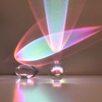 Artistic Crystal Projection Angel Eye LED Desk Lamp