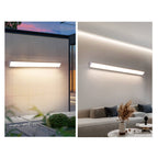 Contemporary Minimalist Waterproof LED Wall Sconce Lamp in Aluminum and Acrylic for Indoor/Outdoor Use