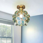 Bela Ceiling Lamp | Floral Design, Warm Light Reflection