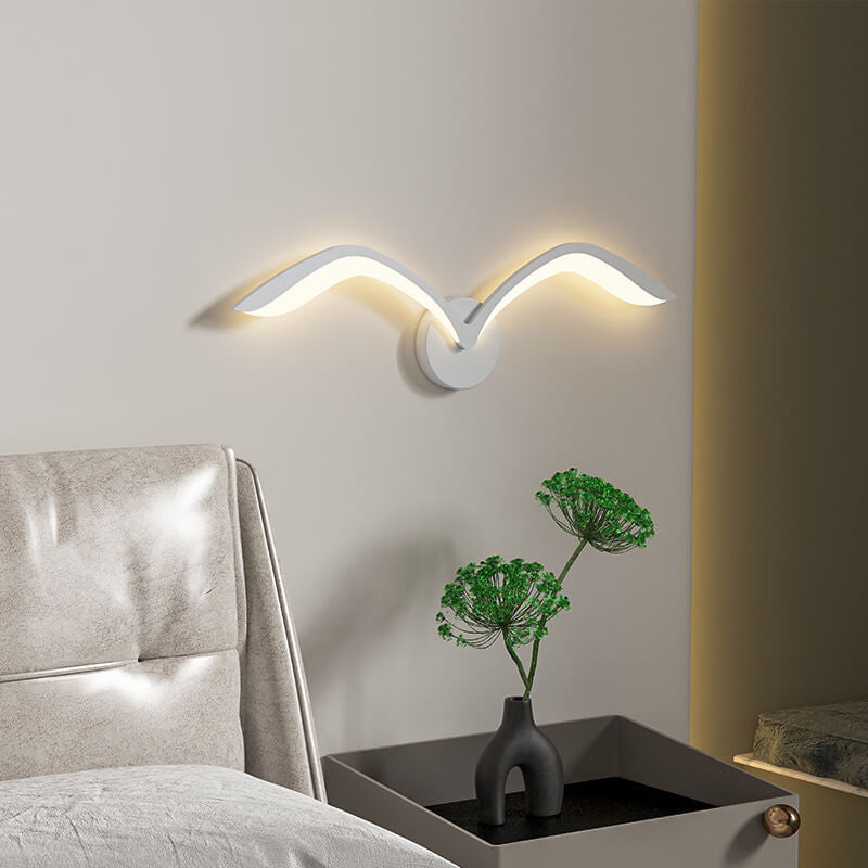 Minimalist Nordic Seagull Acrylic LED Wall Light
