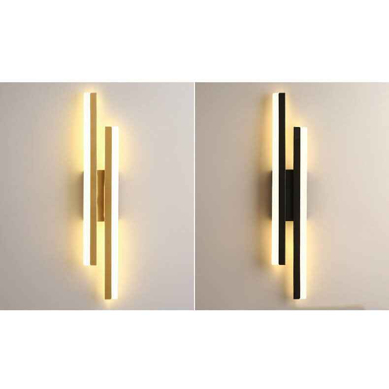 Contemporary Minimalist Iron and Acrylic LED Wall Sconce