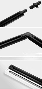 Versatile LED Track Lighting Rail Accessories for Multi-Adaptation