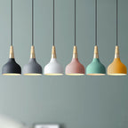 Contemporary Macaron Disc 1-Light Pendant Lamp