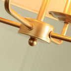 Classic European Vintage 4-Light Iron Pendant Lamp