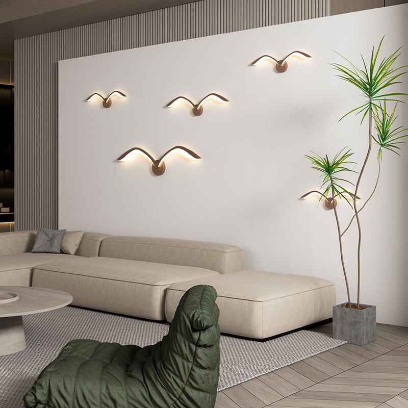 Minimalist Nordic Seagull Acrylic LED Wall Light