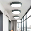 Nordic Macaron Diamond-Shaped Acrylic LED Flush Mount Ceiling Light