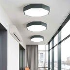 Nordic Macaron Diamond-Shaped Acrylic LED Flush Mount Ceiling Light