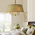 Classic European Vintage 4-Light Iron Pendant Lamp