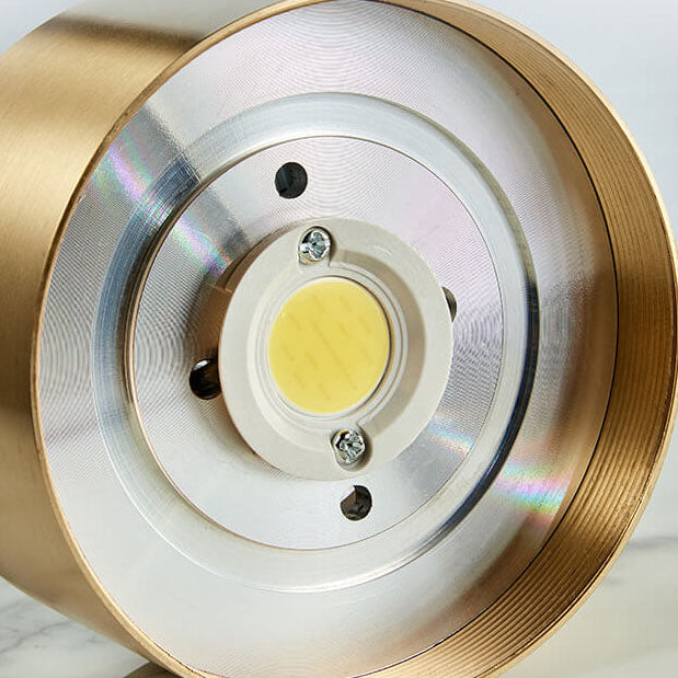 Nordic Style Ultra-Thin All-Copper LED Flush Mount Light