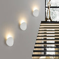 Modern Minimalist Round LED Wall Sconce for Indoor and Outdoor Use