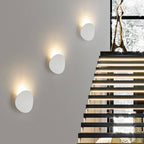 Modern Minimalist Round LED Wall Sconce for Indoor and Outdoor Use