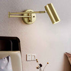 Nordic Minimalist Telescopic Folding Long Pole Wall Sconce Lamp with 1 Light