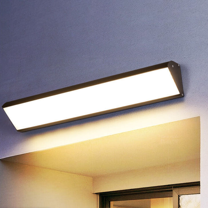 Contemporary Minimalist Waterproof LED Wall Sconce Lamp in Aluminum and Acrylic for Indoor/Outdoor Use