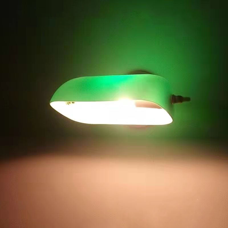 Retro Glass and Iron Round 1-Light Zipper Wall Sconce
