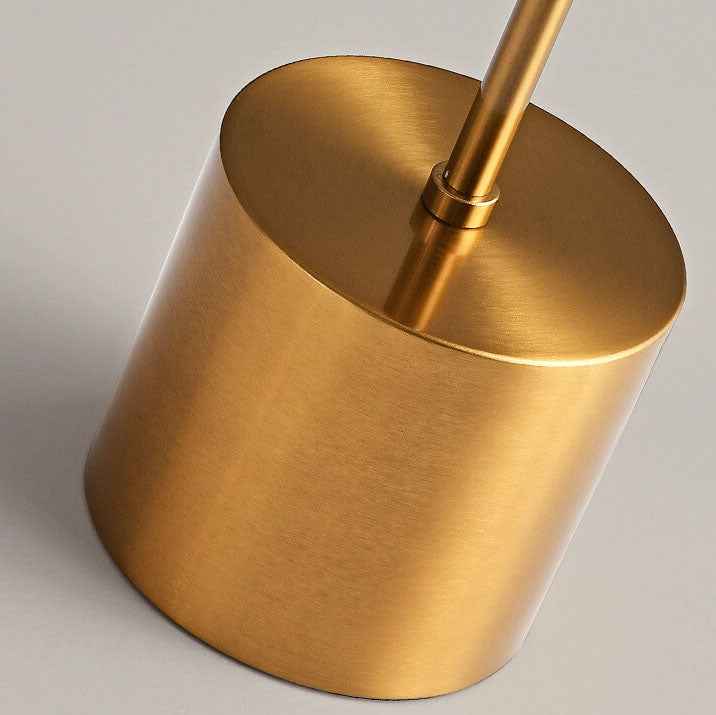 Nordic Minimalist Wood Grain Cylindrical LED Table Lamp with Hardware Base