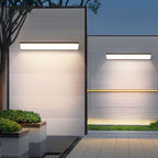 Contemporary Minimalist Waterproof LED Wall Sconce Lamp in Aluminum and Acrylic for Indoor/Outdoor Use