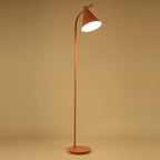 Nordic Inspired Macaron Cone Shade Single-Light Floor Lamp