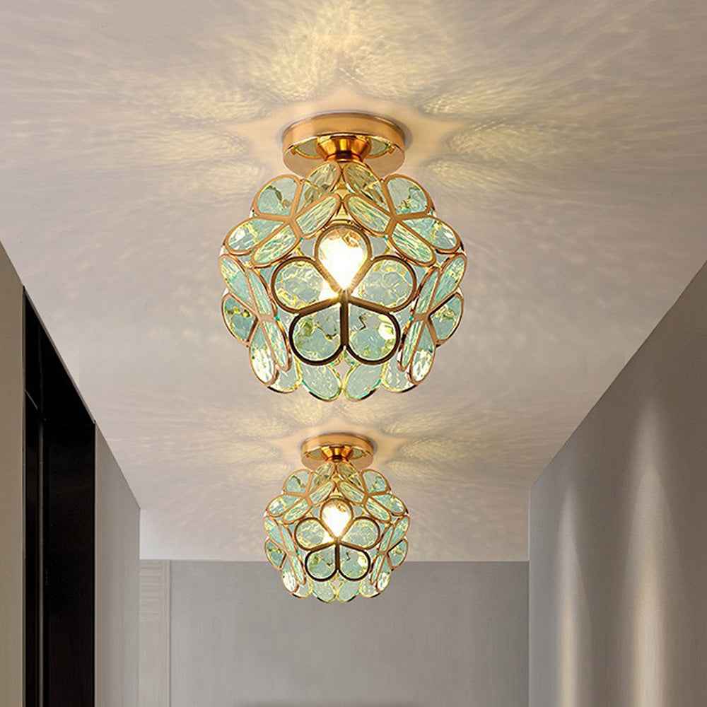 Bela Ceiling Lamp | Floral Design, Warm Light Reflection