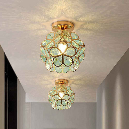 Bela Ceiling Lamp | Floral Design, Warm Light Reflection