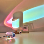 Artistic Crystal Projection Angel Eye LED Desk Lamp