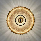 Bello Glass Wall Sconce | Striped Design, Warm Ambient Lighting
