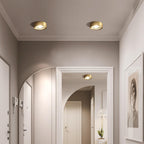 Nordic Style Ultra-Thin All-Copper LED Flush Mount Light