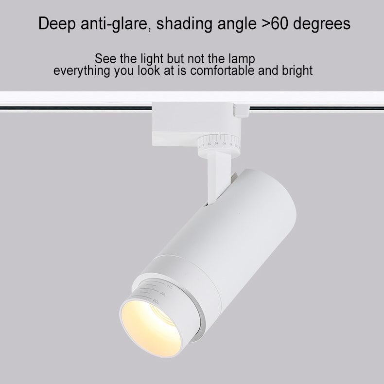 Contemporary Adjustable Dimmable Tubular Track Lighting - 3/4/5 Light LED Flush Mount Spotlight for Living Room