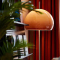 Modern Retro Mushroom Glass 2-Light Floor Lamp for Living Room