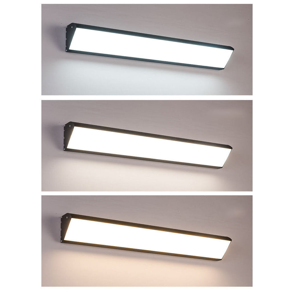 Contemporary Minimalist Waterproof LED Wall Sconce Lamp in Aluminum and Acrylic for Indoor/Outdoor Use