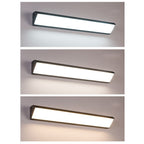 Contemporary Minimalist Waterproof LED Wall Sconce Lamp in Aluminum and Acrylic for Indoor/Outdoor Use