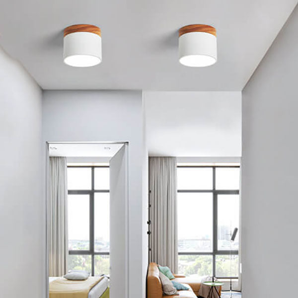 Solid Color Scandinavian Macaroon LED Flush Mount Ceiling Light