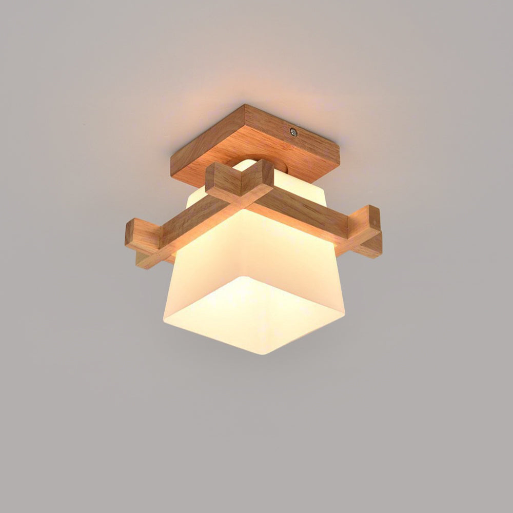 Juno Plafondlamp | Japans Minimalistisch Design, Houten Details