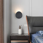 Modern Minimalist Round LED Wall Sconce for Indoor and Outdoor Use