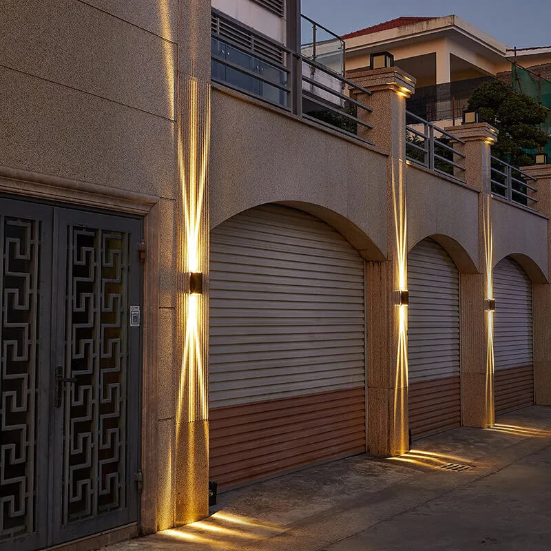 Contemporary Rectangular LED Outdoor Wall Light