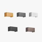 Adjustable Square Flat LED Wall Sconce Lamp in Nordic Minimalist Aluminum Design