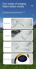 Waterproof Solar-Powered Portable LED Basket Light for Outdoor Decor