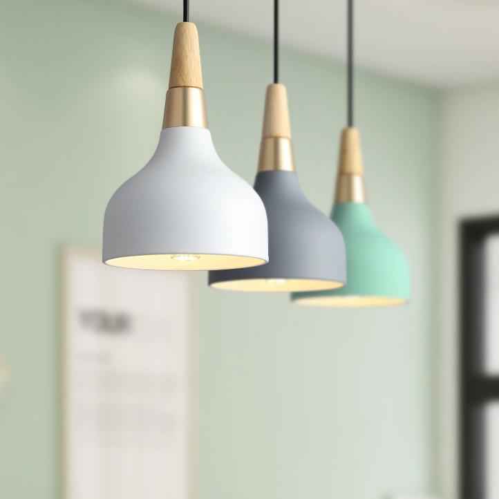 Contemporary Macaron Disc 1-Light Pendant Lamp