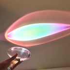 Artistic Crystal Projection Angel Eye LED Desk Lamp