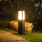 Modern Square LED Solar Outdoor Path 1-Light