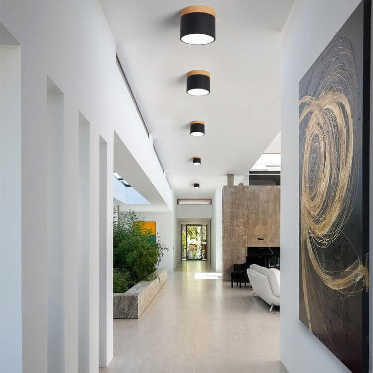 Solid Color Scandinavian Macaroon LED Flush Mount Ceiling Light