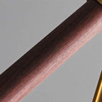 Nordic Minimalist Wood Grain Cylindrical LED Table Lamp with Hardware Base