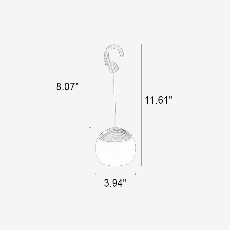 Contemporary Minimalist USB Rechargeable LED Camping Tent Light for Outdoor Use