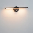 Nordic Minimalist Aluminum LED Wall Sconce with Long Bar Mirror Design