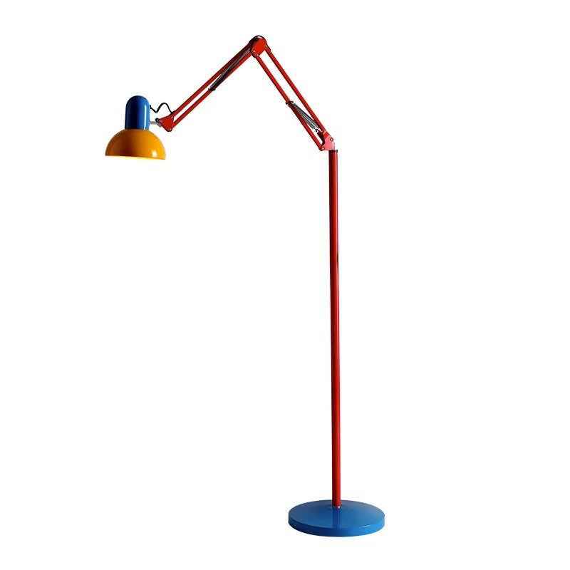 Contemporary Half Circle Iron 1-Light Floor Lamp for Bedroom