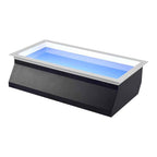 Contemporary Minimalist Blue Sky Metal LED Flush Mount Ceiling Light for Living Room